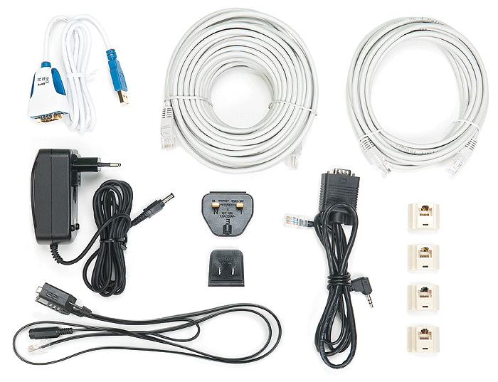 Set di cavi di collegamento per la prima scacchiera di un sistema da torneo (MINI USB)