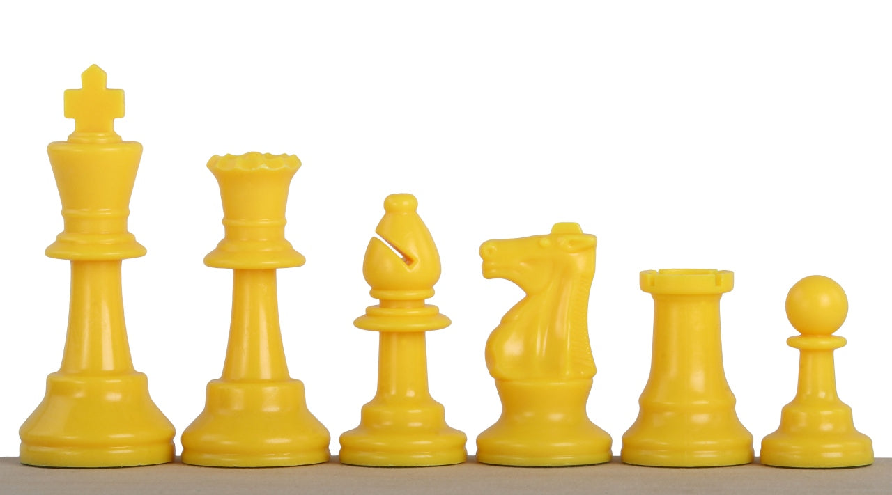 Pezzi di scacchi gialli n. 6