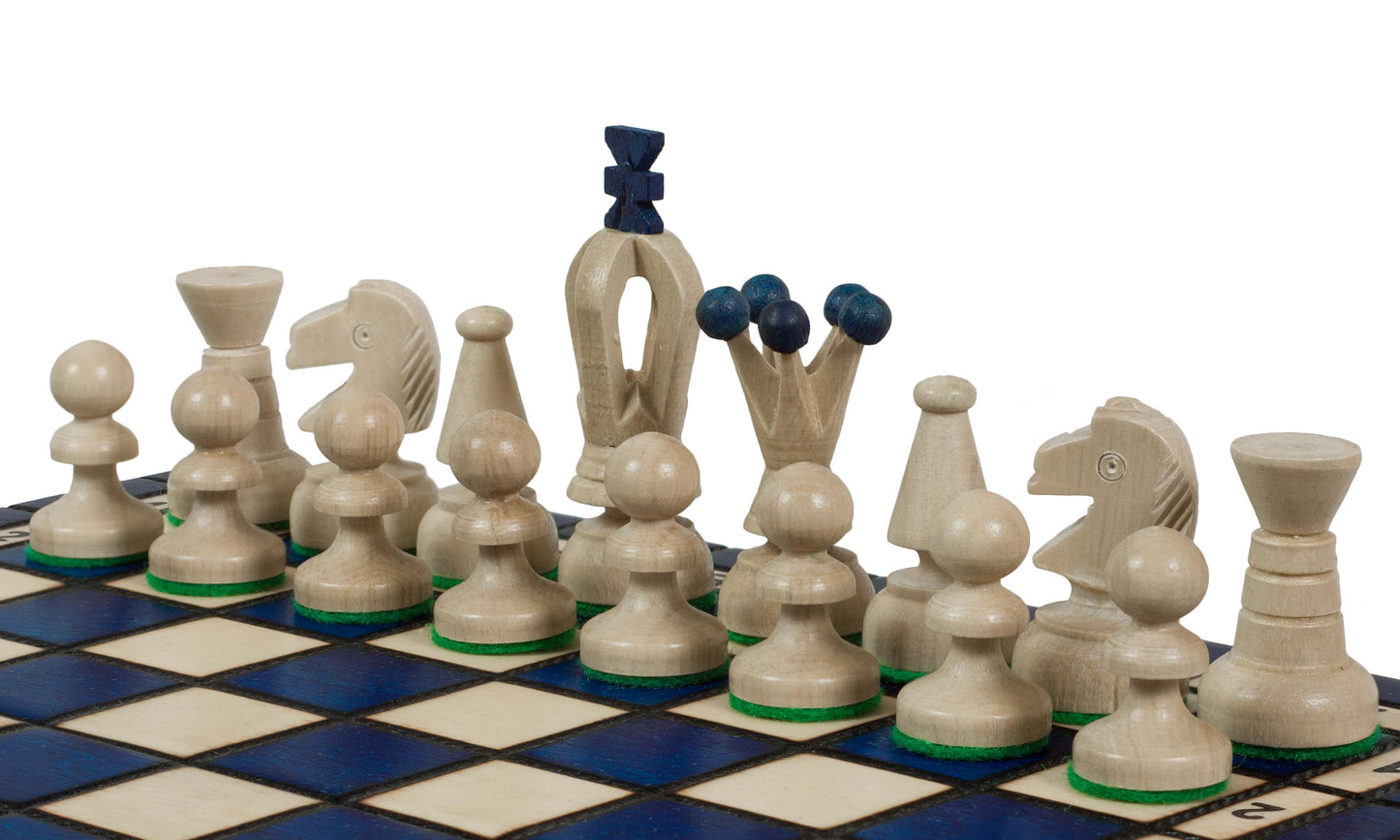 Scacchi Reali Piccoli (30x30cm) - Blu