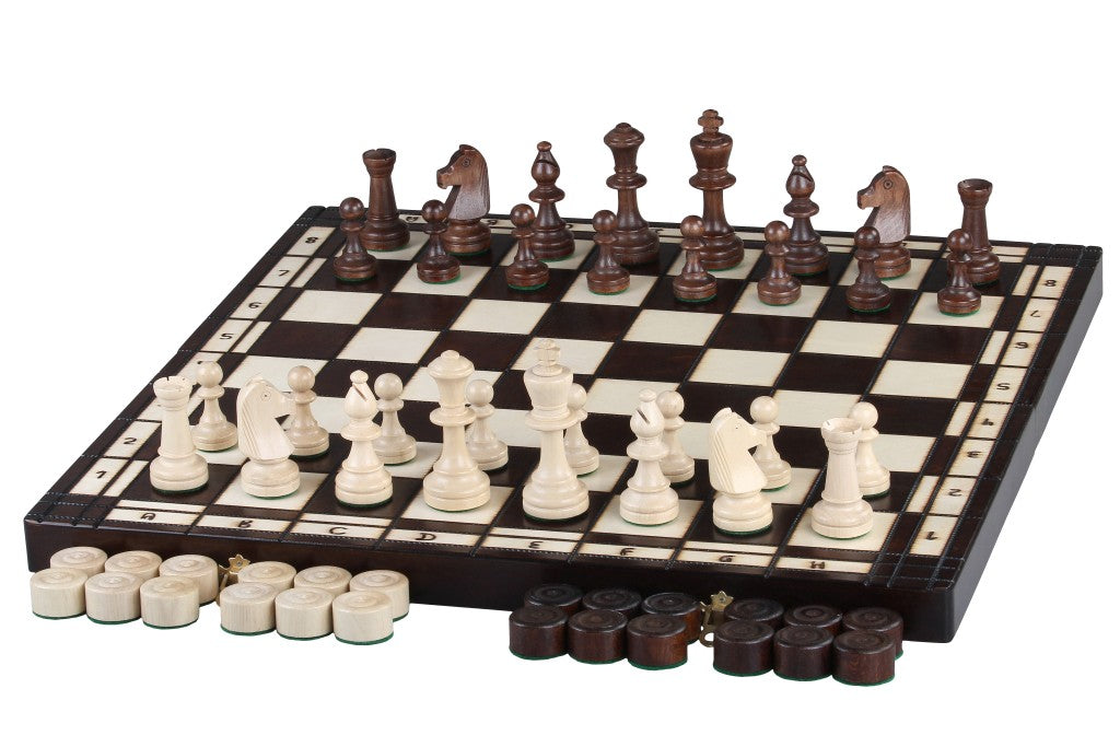 Set di Scacchi e Dama (50x50 cm)