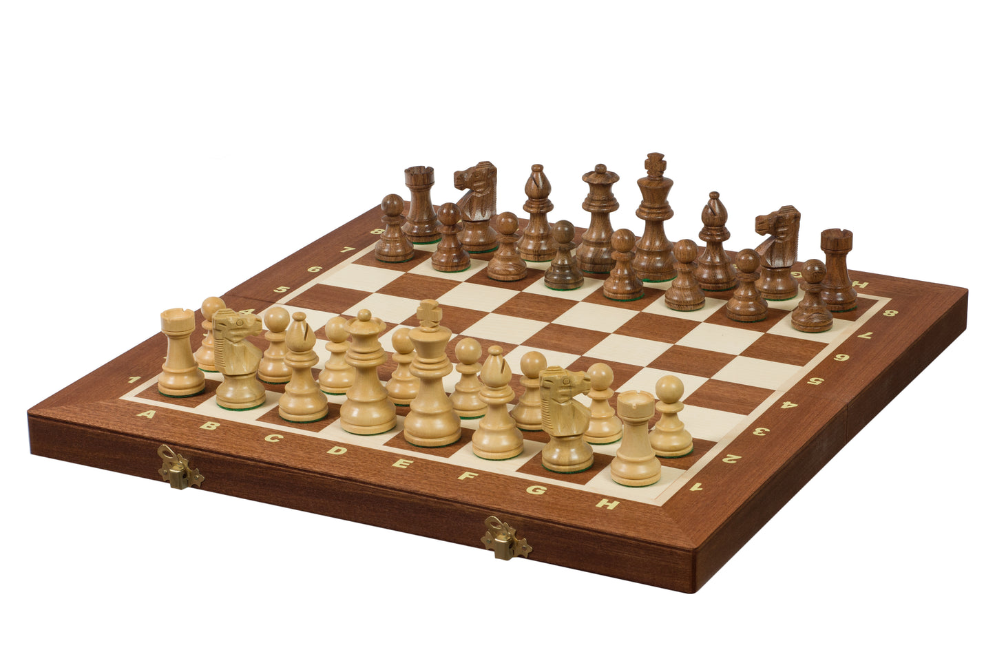 Scacchi da torneo Staunton Gold francese n. 4 (42x42 cm)