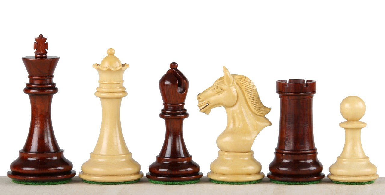 Scacchi DERBY KNIGHT in legno di bosso e sequoia 4''