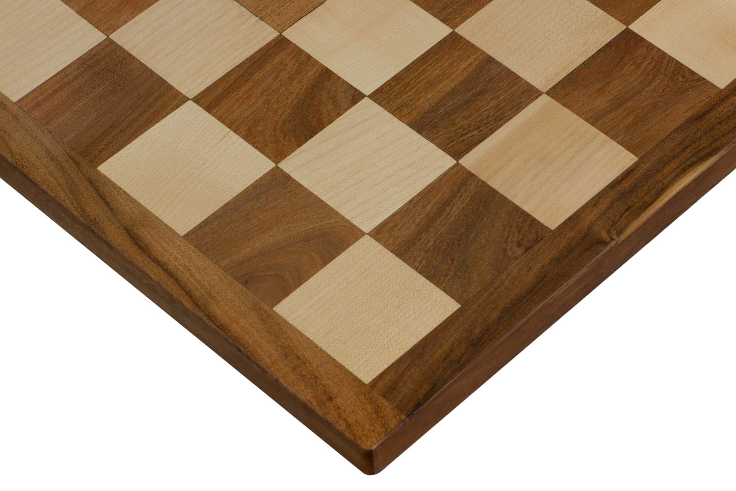 Scacchiera in legno massiccio (campo 55 mm) acacia / bosso