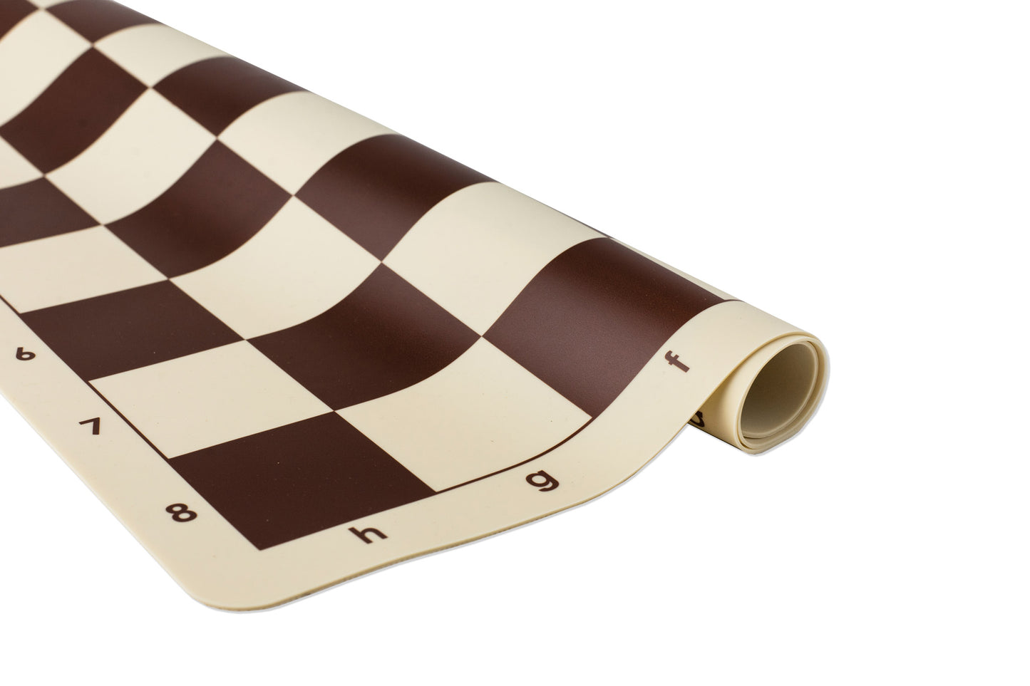 Scacchiera in silicone n. 6, bianca e marrone