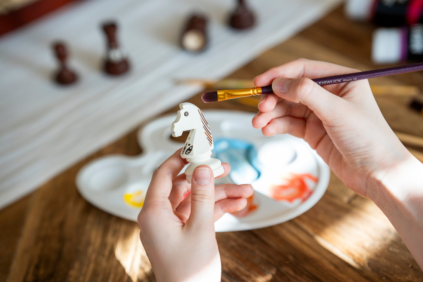 Pezzi di Scacchi da Dipingere e Montare (Fai da te)