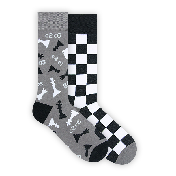 Calzini a scacchi Nanushki - misura 40-43