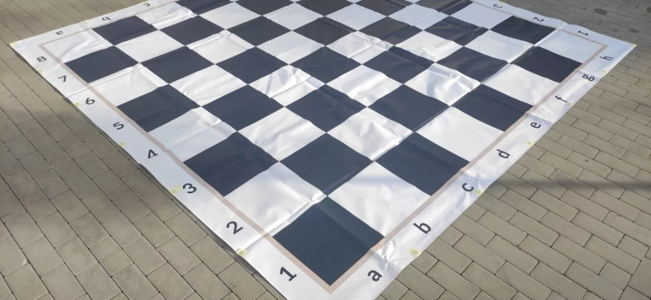 Scacchiera XXL per scacchi / dama all'aperto (Caselle 35 x 35 cm)