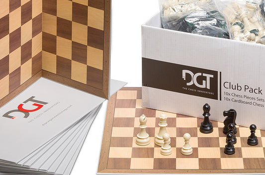 DGT CLUB PACK (10 x set: figure + scacchiere)
