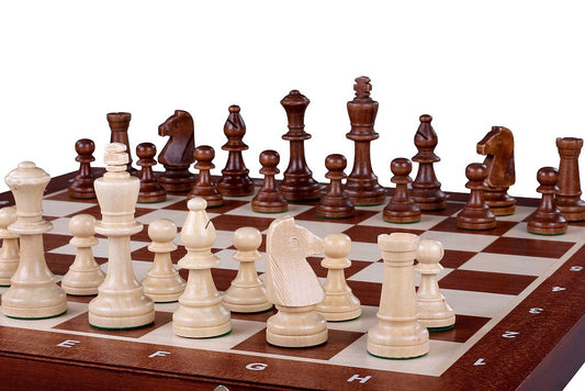 Scacchi da torneo n. 5 Alba, intarsiato