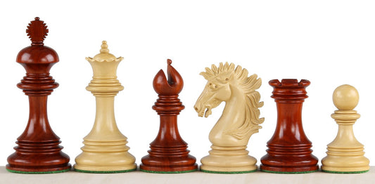 Scacchi Sunrise in legno rosso da 4 pollici