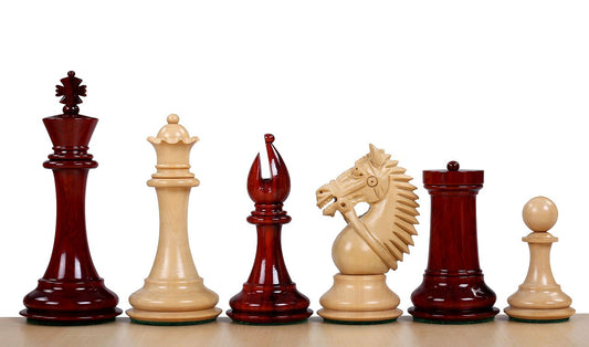 Scacchi MADE IN AMERICA in legno di bosso e padauk 4''