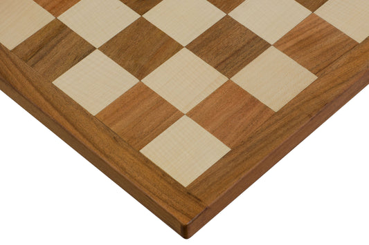 Scacchiera in legno massiccio (campo 50 mm) acacia / bosso
