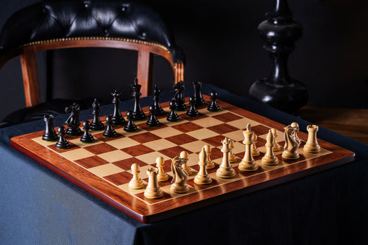 Scacchiera n. 6 (senza Coordinate) paduk/acero (intarsiata) - angoli arrotondati