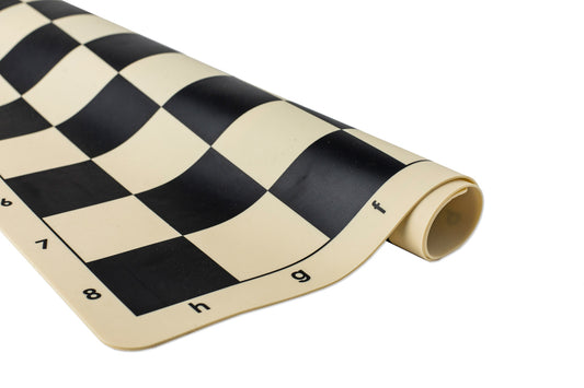 Scacchiera in silicone n. 6, bianca e nera