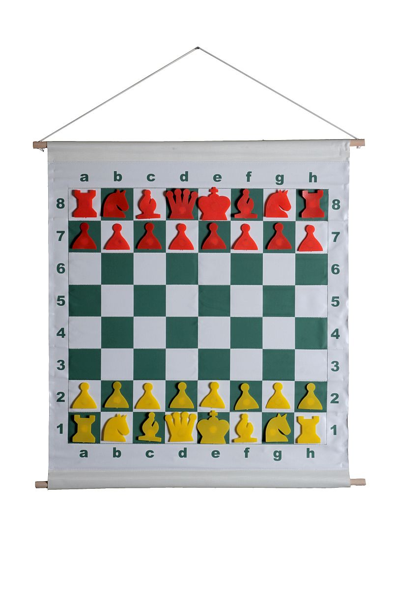 SCACCHIERA DEMONSTRATIVA - MAGNETICA (scacchiera + pezzi + borsa)