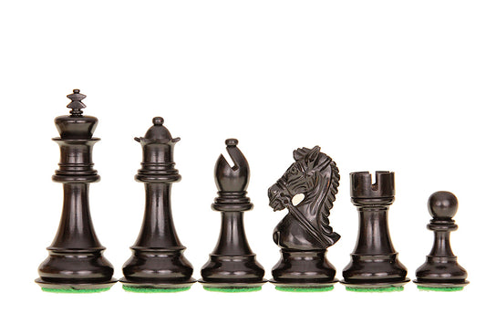 Scacchi Staunton KING'S BRIDAL ebanizzati 4''