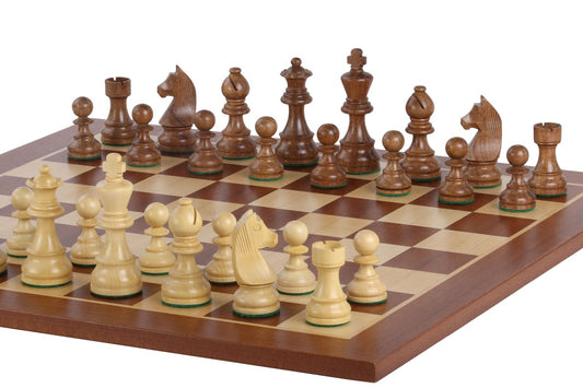 Set di scacchi Maestro - Caselle 58x58 mm + Scacchi (Re 9,5 cm)